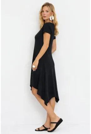 Kadın Siyah Tunik Elbise