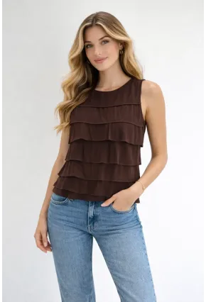 Kat Kat Fırfırlı Kolsuz Bluz – Şık & Feminen Yazlık Kadın Üst