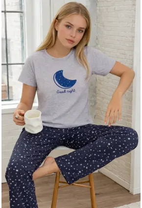 Kısa Kollu Konfor Pijama Takımı