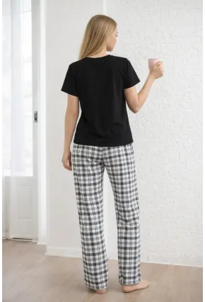 Kısa Kollu Konfor Pijama Takımı