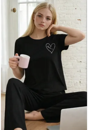 Kısa Kollu Konfor Pijama Takımı