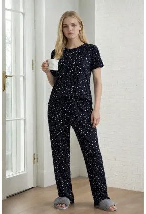 Kısa Kollu Konfor Pijama Takımı