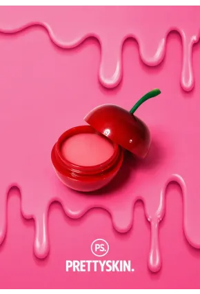 PRETTYSKIN Cherry Lip Balm 9 gr | Nemlendirici Kiraz Özlü Dudak Bakım Balmı