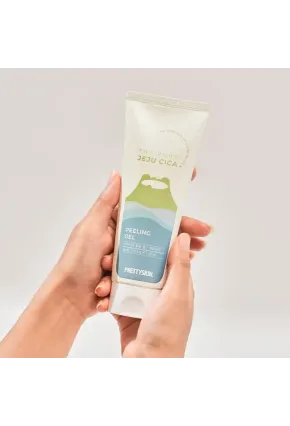 PRETTYSKIN Jeju Cica Peeling Gel – Hassas ve Yağlı Ciltler İçin Yatıştırıcı Peeling 150ml