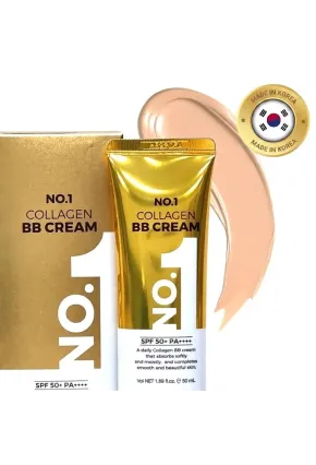PRETTYSKIN No.1 Collagen BB Cream SPF50+ PA++++ 50 ml | Kolajen İçerikli Kapatıcı ve Nemlendirici BB Krem