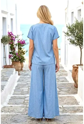 Yarım Kol Tensel Kumaş Alt Üst Takım