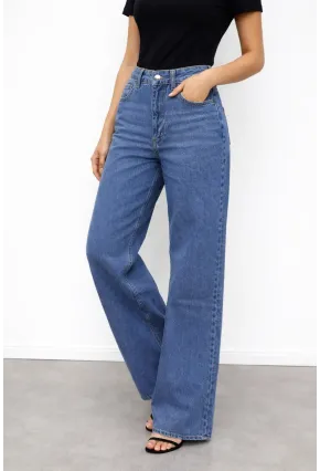 Yüksek Bel Geniş Jean
