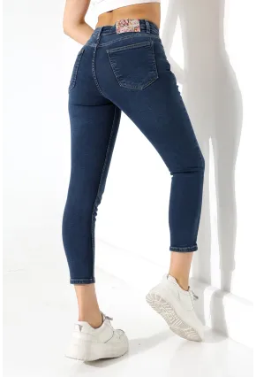 Yüksek Bel Skinny Jean Pantolon
