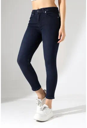 Yüksek Bel Toparlayıcı Skinny Fit Jean Pantolon