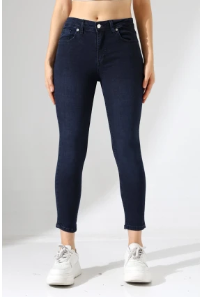 Yüksek Bel Toparlayıcı Skinny Fit Jean Pantolon