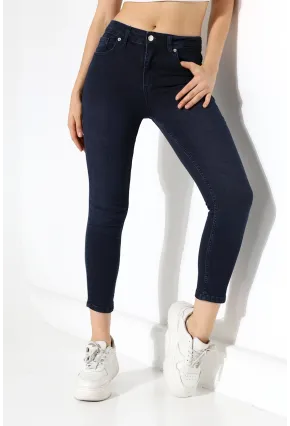 Yüksek Bel Toparlayıcı Skinny Fit Jean Pantolon