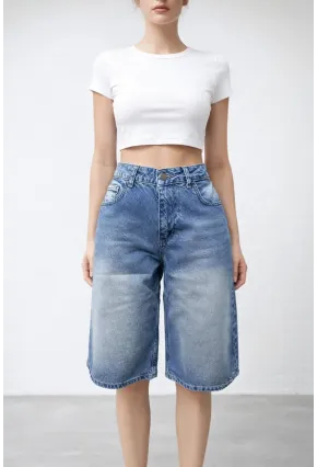 Mavi Bermuda Jean