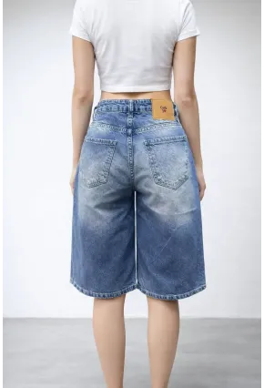 Mavi Bermuda Jean