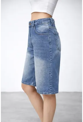 Mavi Bermuda Jean