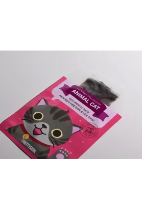 PRETTYSKIN Animal Tiger Aqua Mask & Animal Cat Anti-Wrinkle Mask 6lı Set 25g