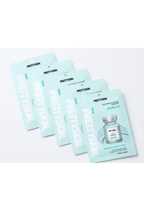 PRETTYSKIN Cica Ampoule Mask Sheet 23g | Cilt Yatıştırıcı Nemlendirici Kağıt Yüz Maskesi 5li Set