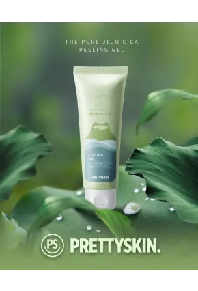 PRETTYSKIN Jeju Cica Peeling Gel – Hassas ve Yağlı Ciltler İçin Yatıştırıcı Peeling 150ml