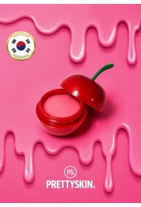 PS PRETTYSKIN Cherry Lip Balm 9 gr | Nemlendirici Kiraz Özlü Dudak Bakım Balmı