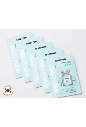 PS PRETTYSKIN Cica Ampoule Mask Sheet 23g | Cilt Yatıştırıcı Nemlendirici Kağıt Yüz Maskesi 5li Set
