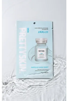 PS PRETTYSKIN Cica Ampoule Mask Sheet 23g& PS PRETTYSKIN Hyaluronic Acid Ampoule Mask Sheet 23g  10LU SET