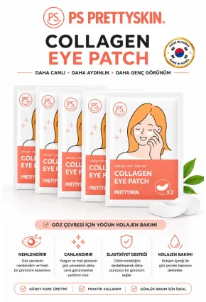 PS PRETTYSKIN Collagen Eye Patch  | Kolajen Göz Altı Maskesi 5li Set