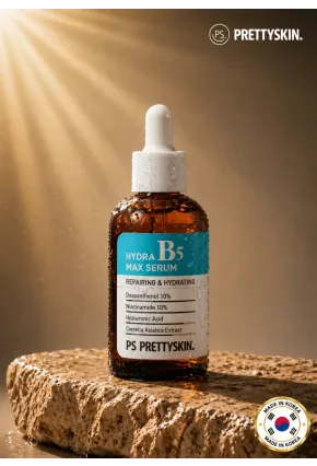 PS PRETTYSKIN Hydra B5 Max Serum 50 ml | Niacinamide %10 & Panthenol %10 Nemlendirici Leke Karşıtı Yüz Serumu