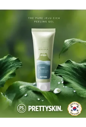 PS PRETTYSKIN Jeju Cica Peeling Gel – Hassas ve Yağlı Ciltler İçin Yatıştırıcı Peeling 150ml