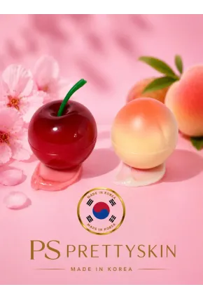PS PRETTYSKIN Peach Lip Balm  & Cherry Lip Balm 9g