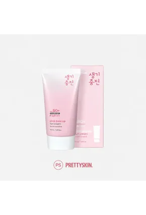 PS PRETTYSKIN Pink Tone Up Sun Cream SPF50+ PA++++ 50 ml | Pembe Tone Up Etkili Aydınlatıcı Güneş Kremi