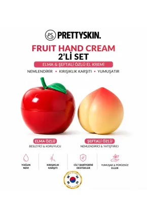 PS PRETTYSKIN Şeftali Hand Cream & Elma Hand Cream
