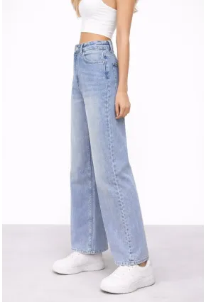 Wide Leg Açık Mavi Jean