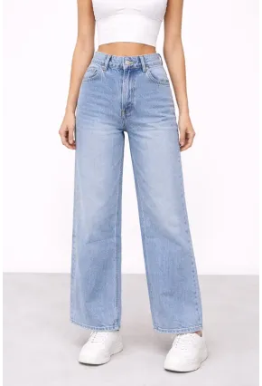 Wide Leg Açık Mavi Jean