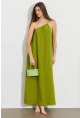 Kadın Yeşil Maxi Basic Elbise İRE1012