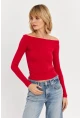 Kadın Kırmızı Bluz HOR13