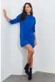 Kadın Saks Triko Tunik YV110