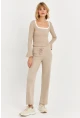 Kadın Vanilya Palazzo Eşofman Altı ALB6011