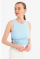 Kadın Bebe Mavi Yanı Büzülebilir Basic Bluz RSP329