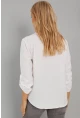 Kadın Beyaz Düğmeli Bluz BR1320