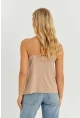 Kadın Camel Askılı Bluz AYD269