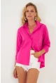 Kadın Fuşya Basic Gömlek ZER411