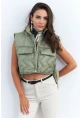 Kadın Mint Crop Yelek İS808