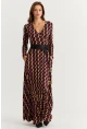 Kadın Multi Kruvaze Maxi Elbise VTN3