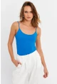 Kadın Saks Çıtçıtlı Body ZH129