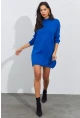 Kadın Saks Triko Tunik YV110
