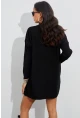 Kadın Siyah Triko Tunik YV110