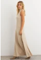 Kadın Vanilya Basic Maxi Elbise MTF29