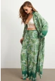 Kadın Yeşil Kaftan Takım Sİ159