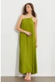 Kadın Yeşil Maxi Basic Elbise İRE1012