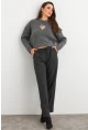 Kadın Antrasit Pantolon ELA6647