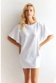 Kadın Beyaz Mini Elbise KAZ22